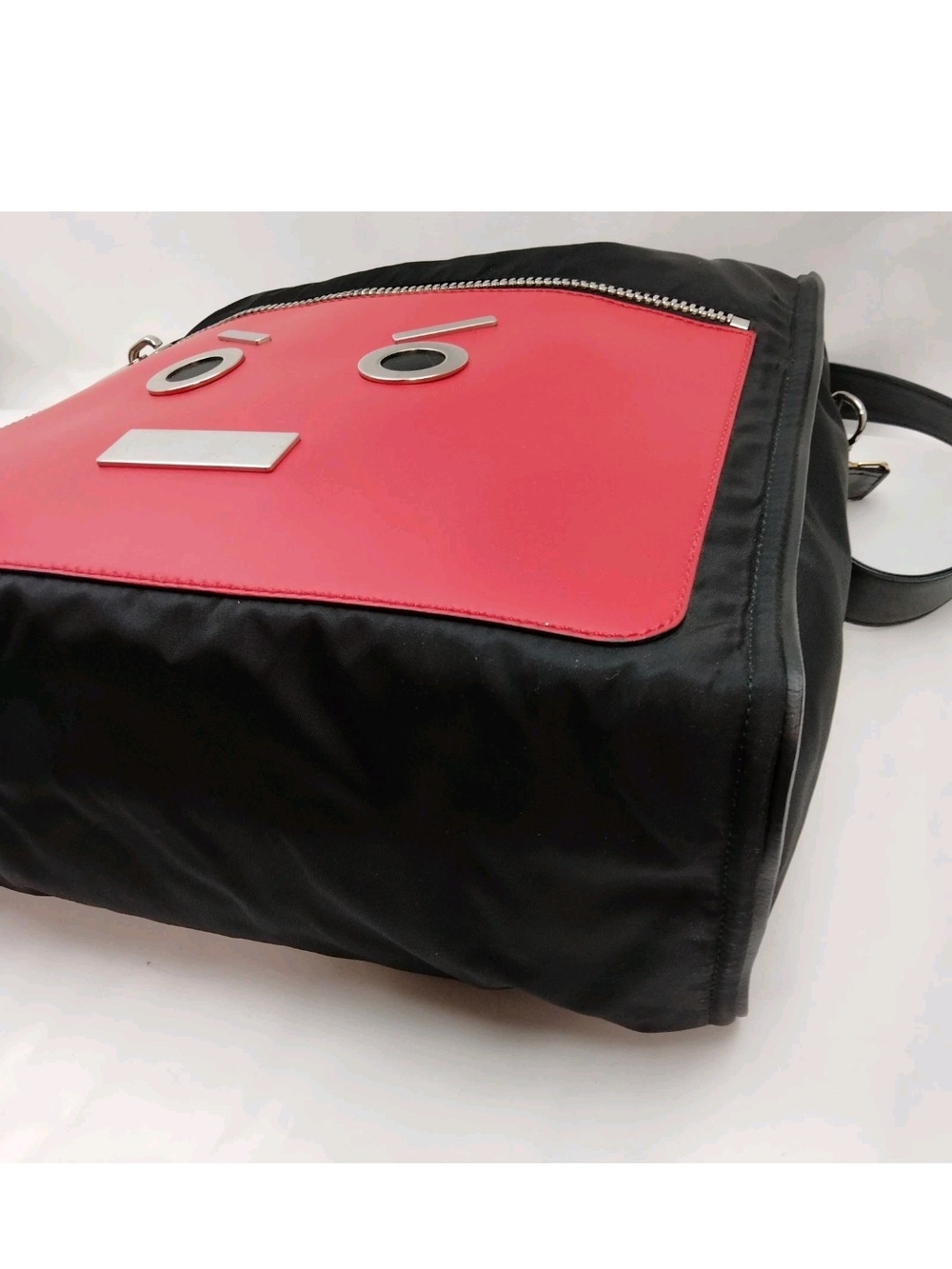 Fendi Faces Nylon Tote- Rare - Picture 3 of 8